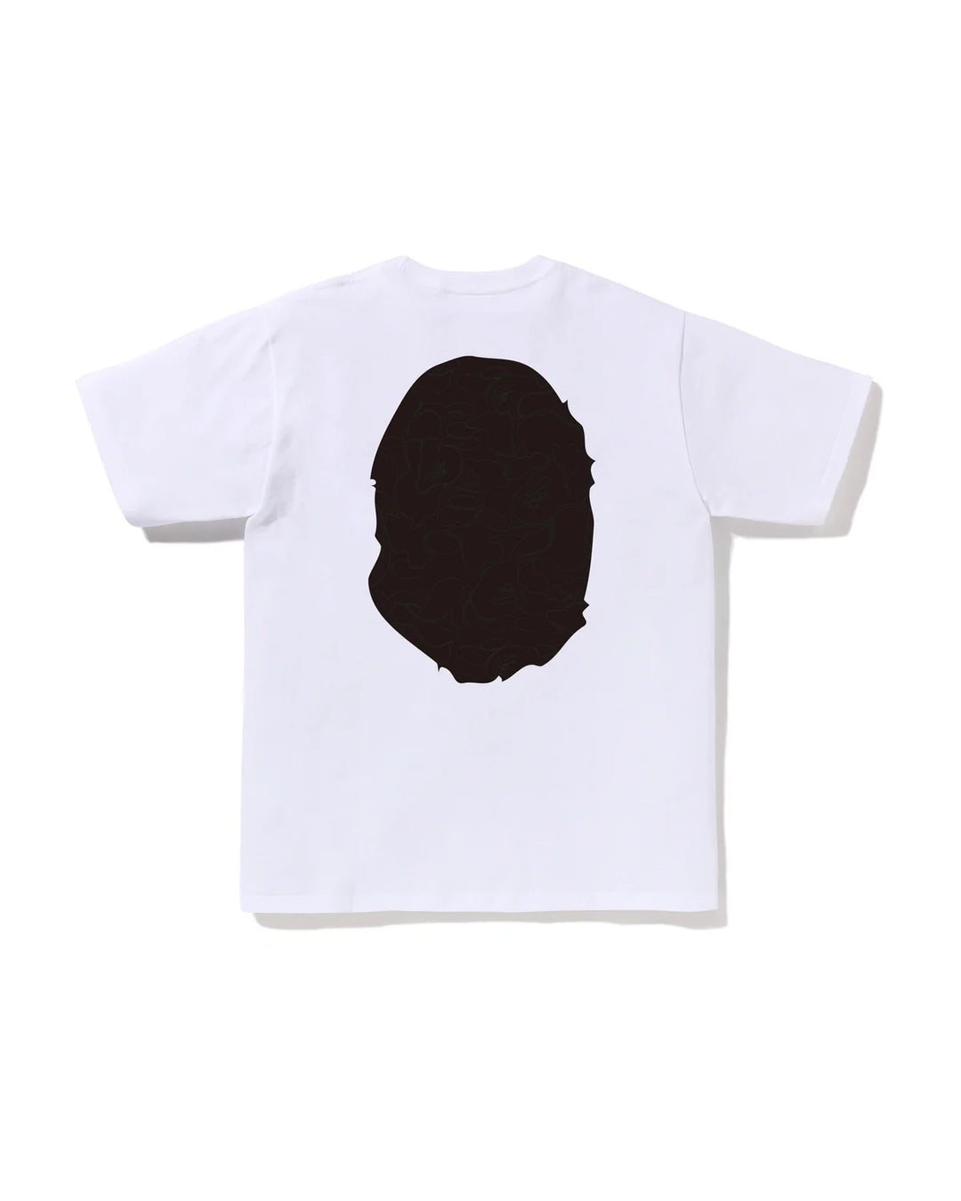 BAPE LINE CAMO BIG APE HEAD TEE M WHITE