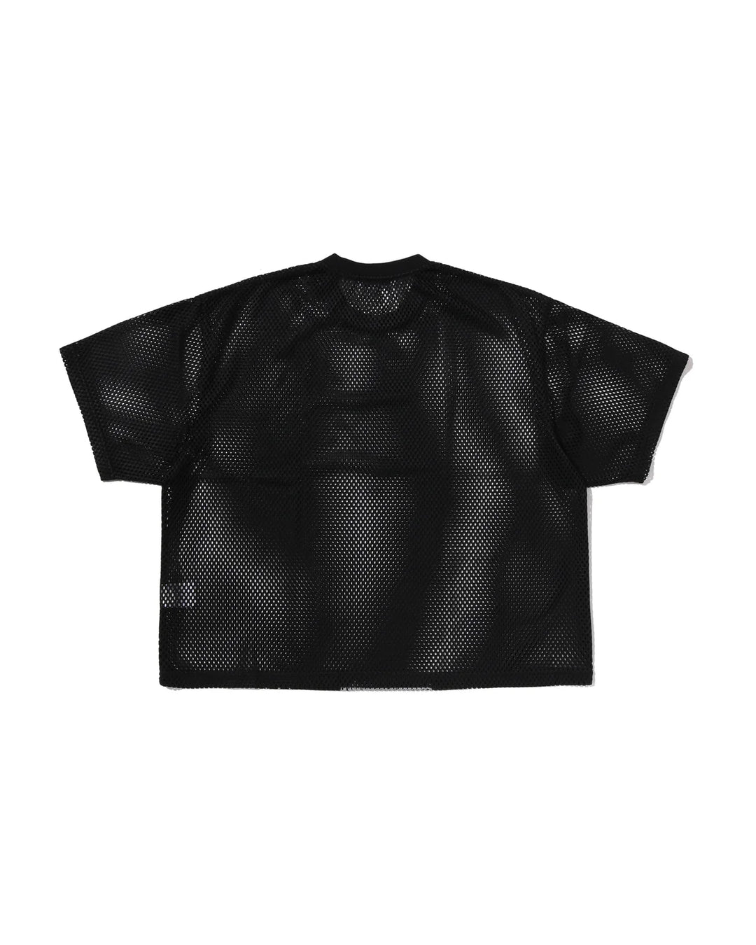 BAPE WATER PRINT APE HEAD MESH RELAXED FIT TEE M BLACK