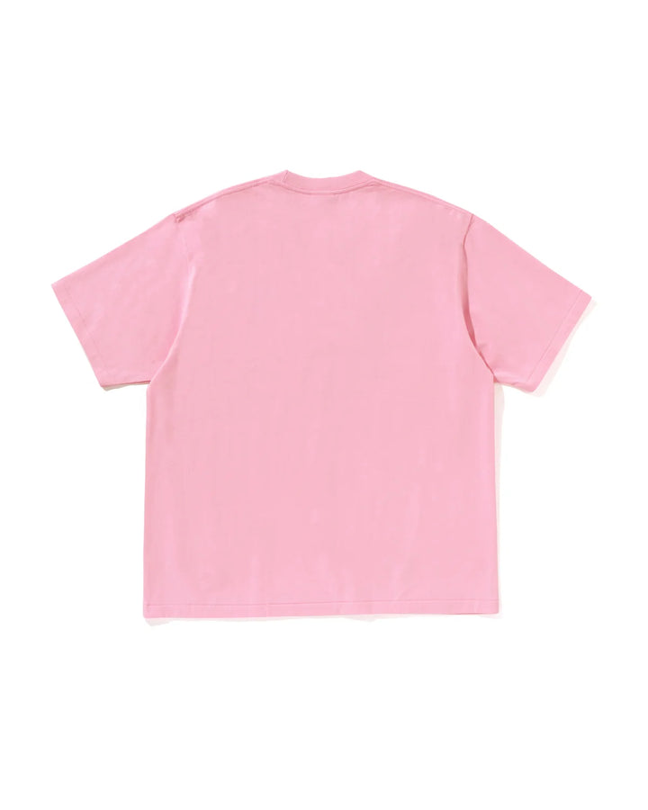 BAPE SPRAY APE HEAD RELAXED FIT TEE M PINK
