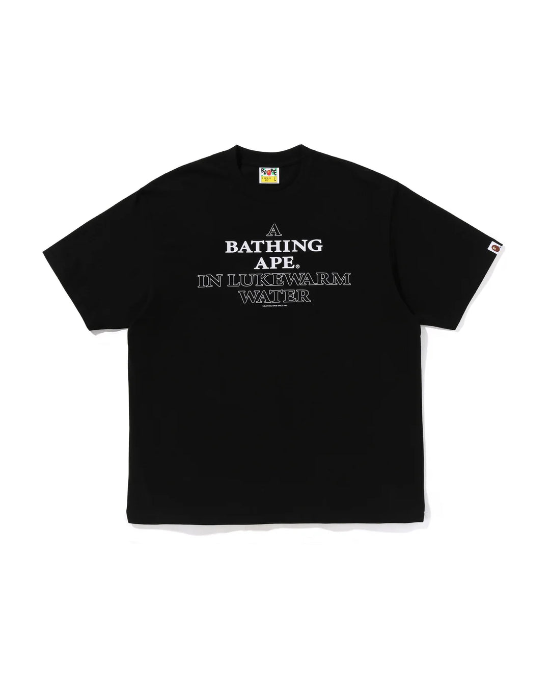 BAPE APE HEAD A BATHING APE RELAXED FIT TEE M BLACK