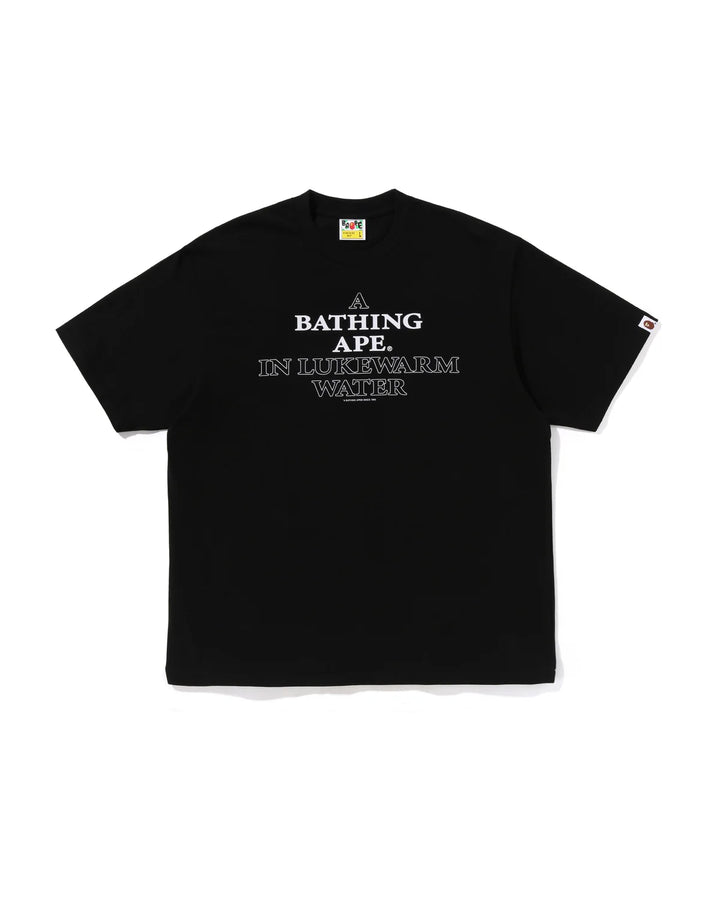 BAPE APE HEAD A BATHING APE RELAXED FIT TEE M BLACK
