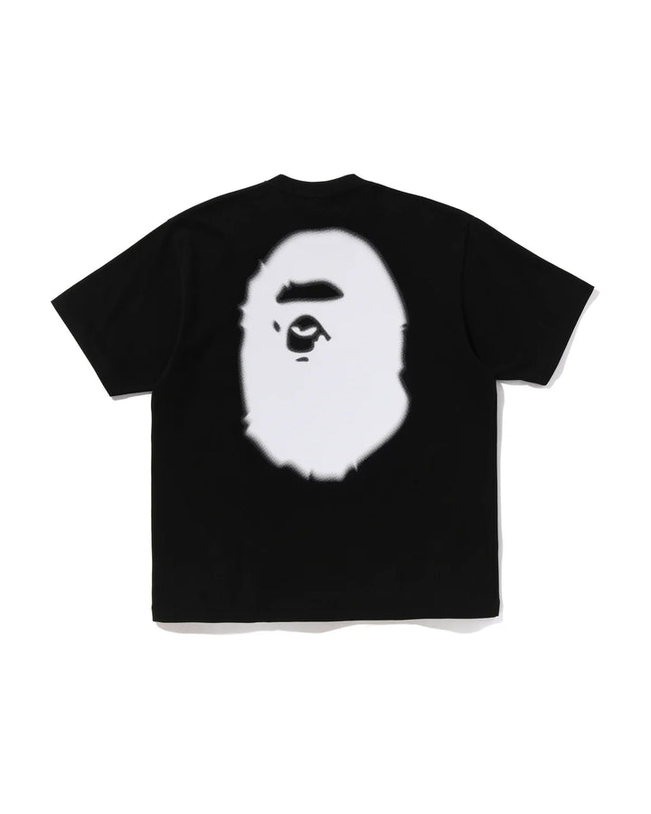 BAPE APE HEAD A BATHING APE RELAXED FIT TEE M BLACK