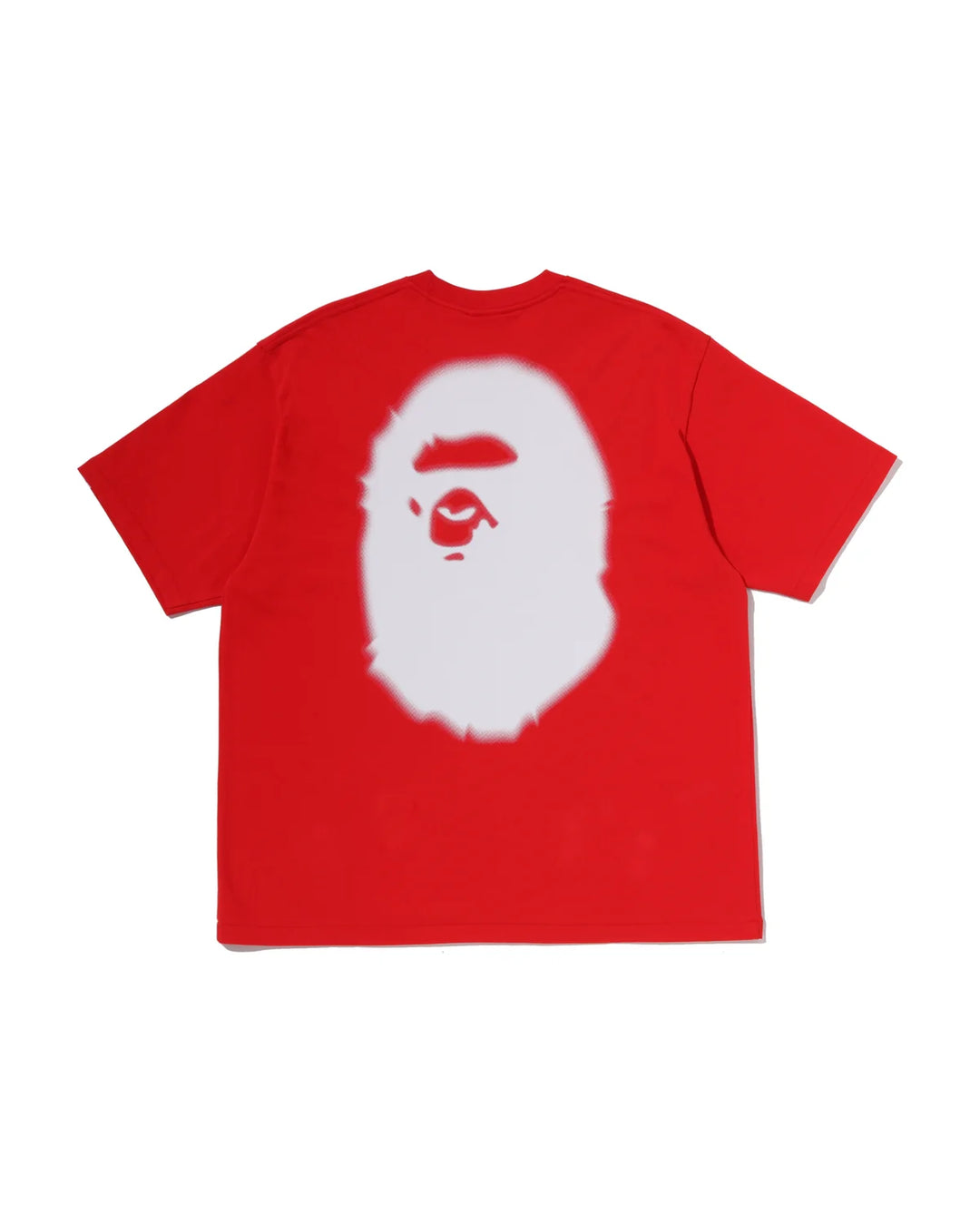 BAPE APE HEAD A BATHING APE RELAXED FIT TEE M RED