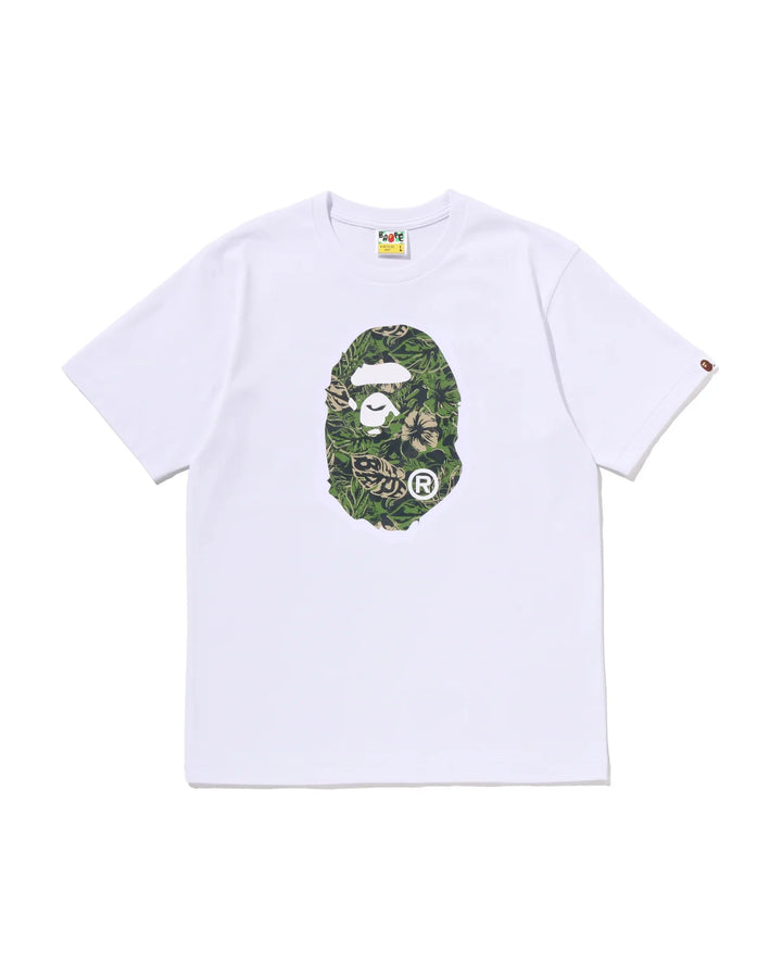 BAPE PALM RESORT CAMO APE HEAD TEE M WHITE