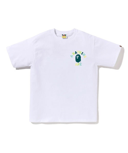 BAPE COLORS COLLEGE ATS TEE M WHITE