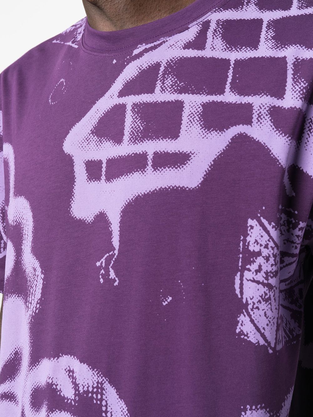 Rassvet Men Spray T-Shirt Knit - Purple