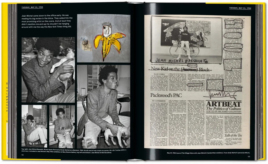 Warhol on Basquiat. The Iconic Relationship Told in Andy Warhol’s Words and Pictures - Hardcover, Taschen