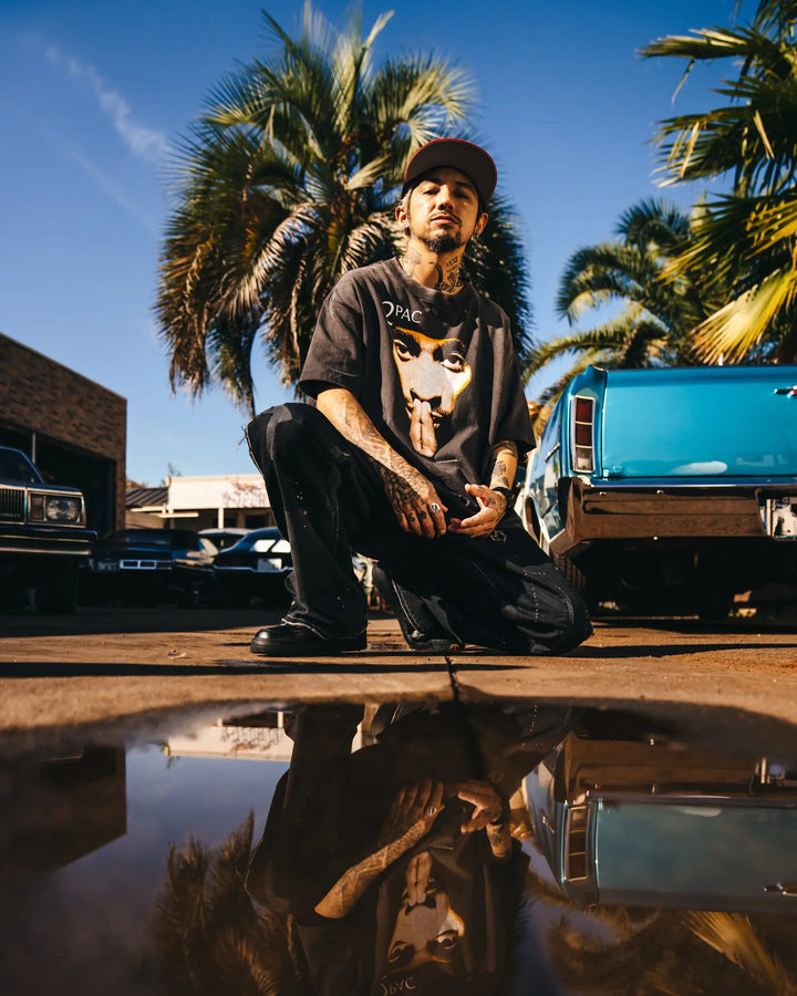 Saint Micheal 2PAC Tee - Black