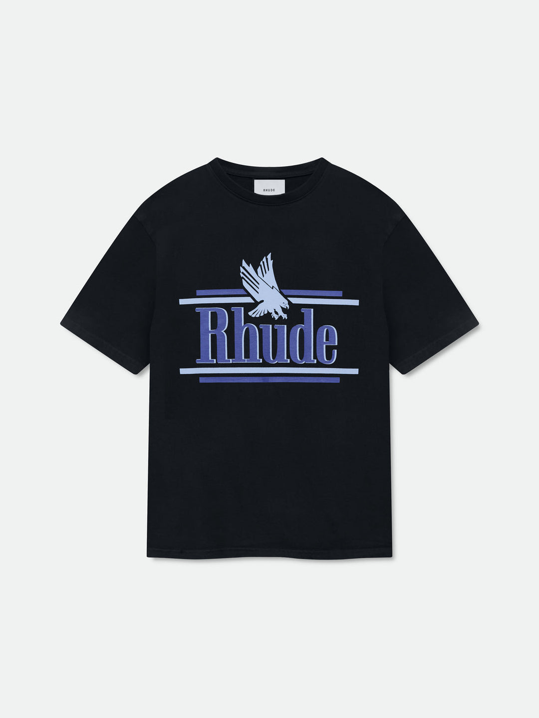 Rhude Rossa Tee - Vintage Black / Blue 6183