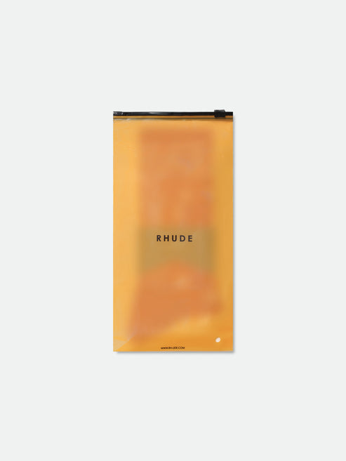 Rhude Logo Bandana Sock - White / Red 3041