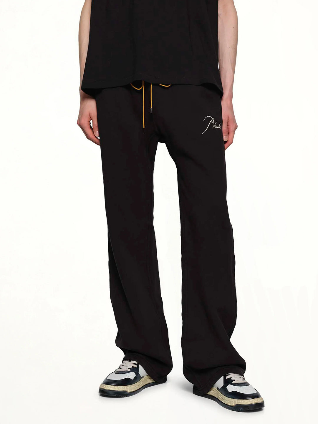 Rhude Classique Sweatpant - Black/ White