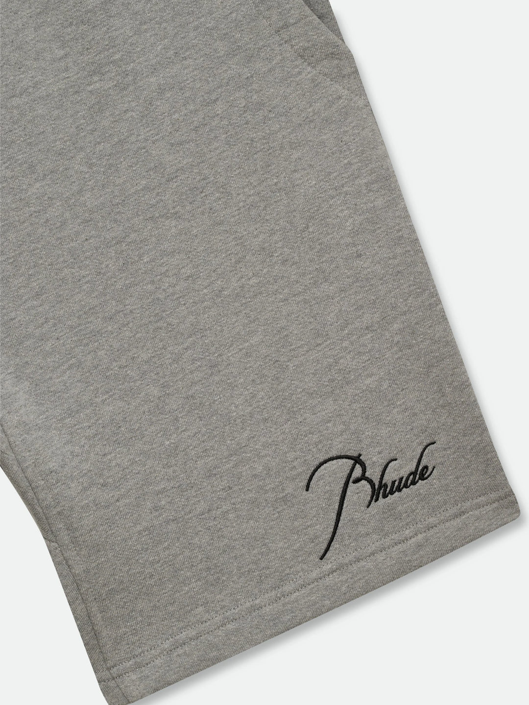 Rhude Classique Sweatshort - Heather Grey/ Black