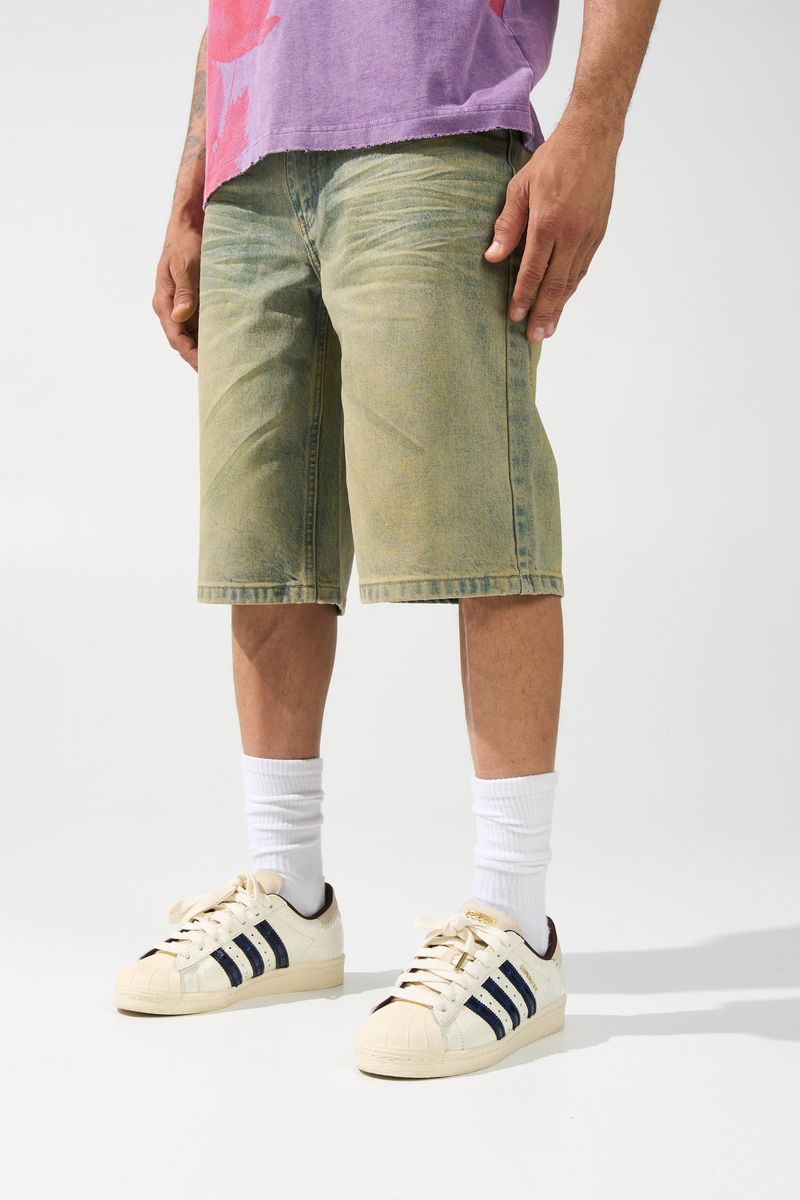 Serenede - CITRINE Denim Shorts Yellow