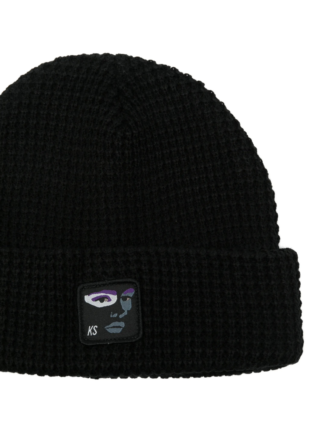 KIDSUPER FACE LOGO BEANIE Black