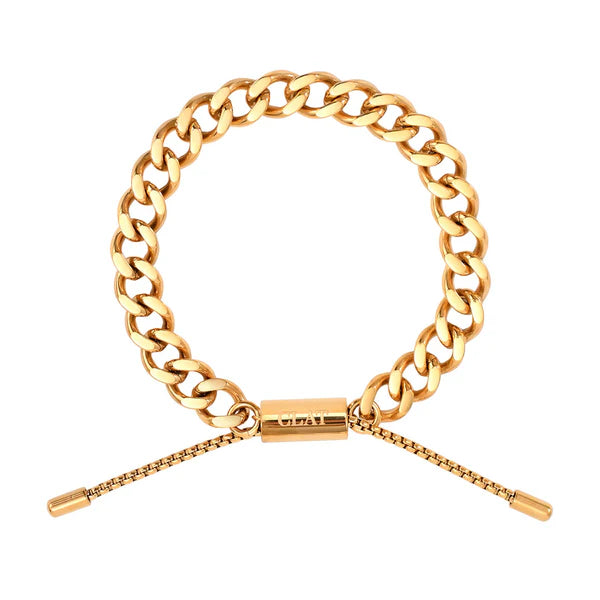 CLÀT Cuban Link Bracelet - Gold