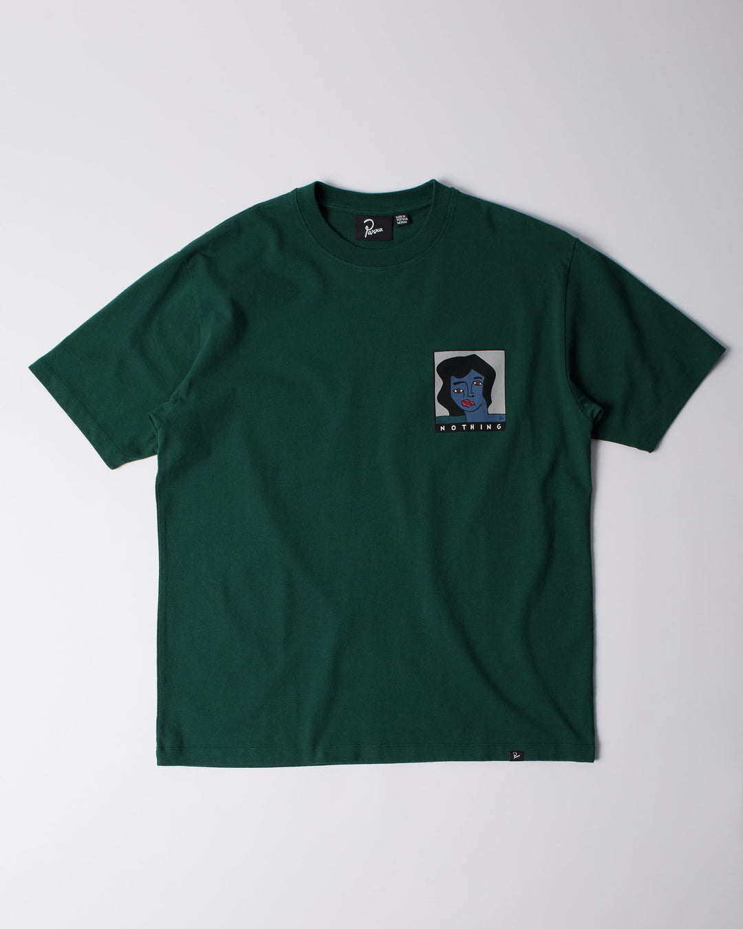 By Parra Nothing Please T-Shirt - Pine Green