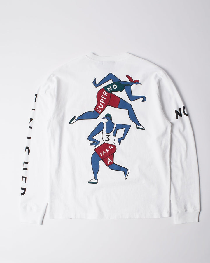 By Parra Not Finished Long Sleeve T-Shirt - White