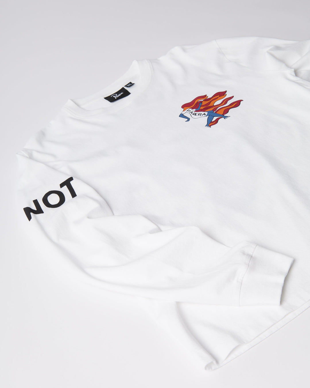 By Parra Not Finished Long Sleeve T-Shirt - White