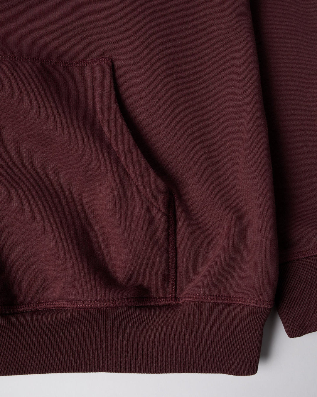 By Parra Crow Logo Hooded Sweatshirt - Dark Burgundy