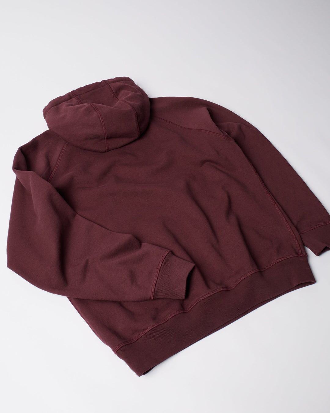 By Parra Crow Logo Hooded Sweatshirt - Dark Burgundy