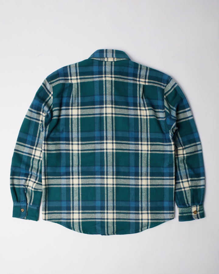By Parra Crow Flanel Shirt - Pine Green