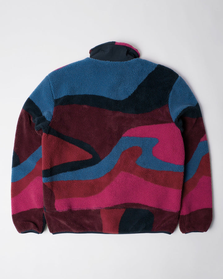 By Parra Full Ftp Booster Polar Fleece Jacket - Red