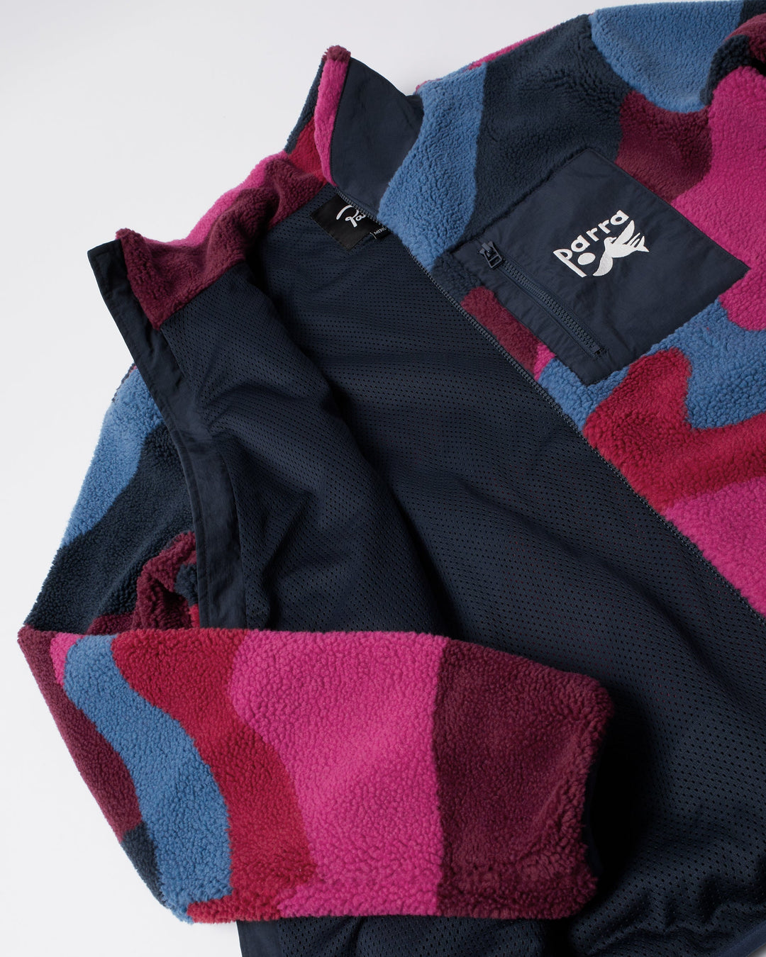 By Parra Full Ftp Booster Polar Fleece Jacket - Red