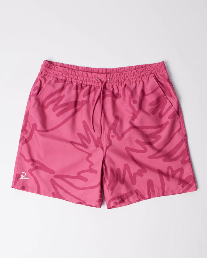 By Parra - Birds fly free swim shorts - Purple pink
