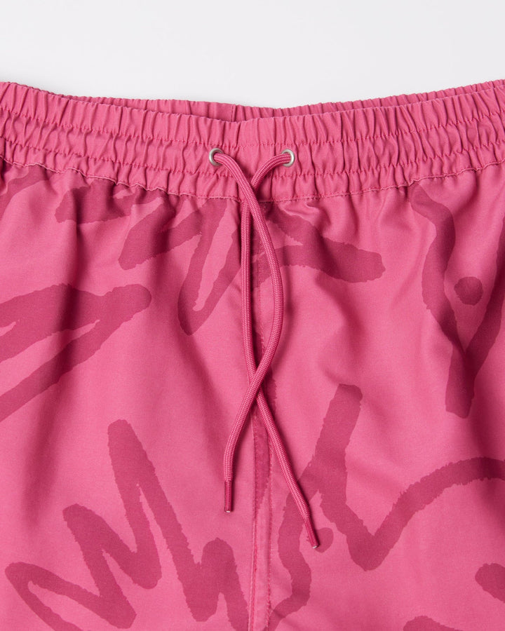 By Parra - Birds fly free swim shorts - Purple pink