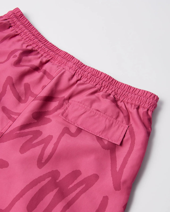 By Parra - Birds fly free swim shorts - Purple pink