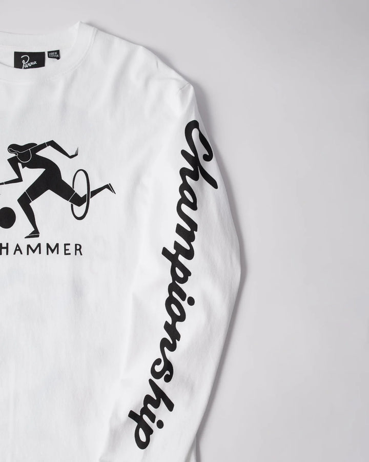 By Parra - Divine hammer long sleeve t-shirt - white