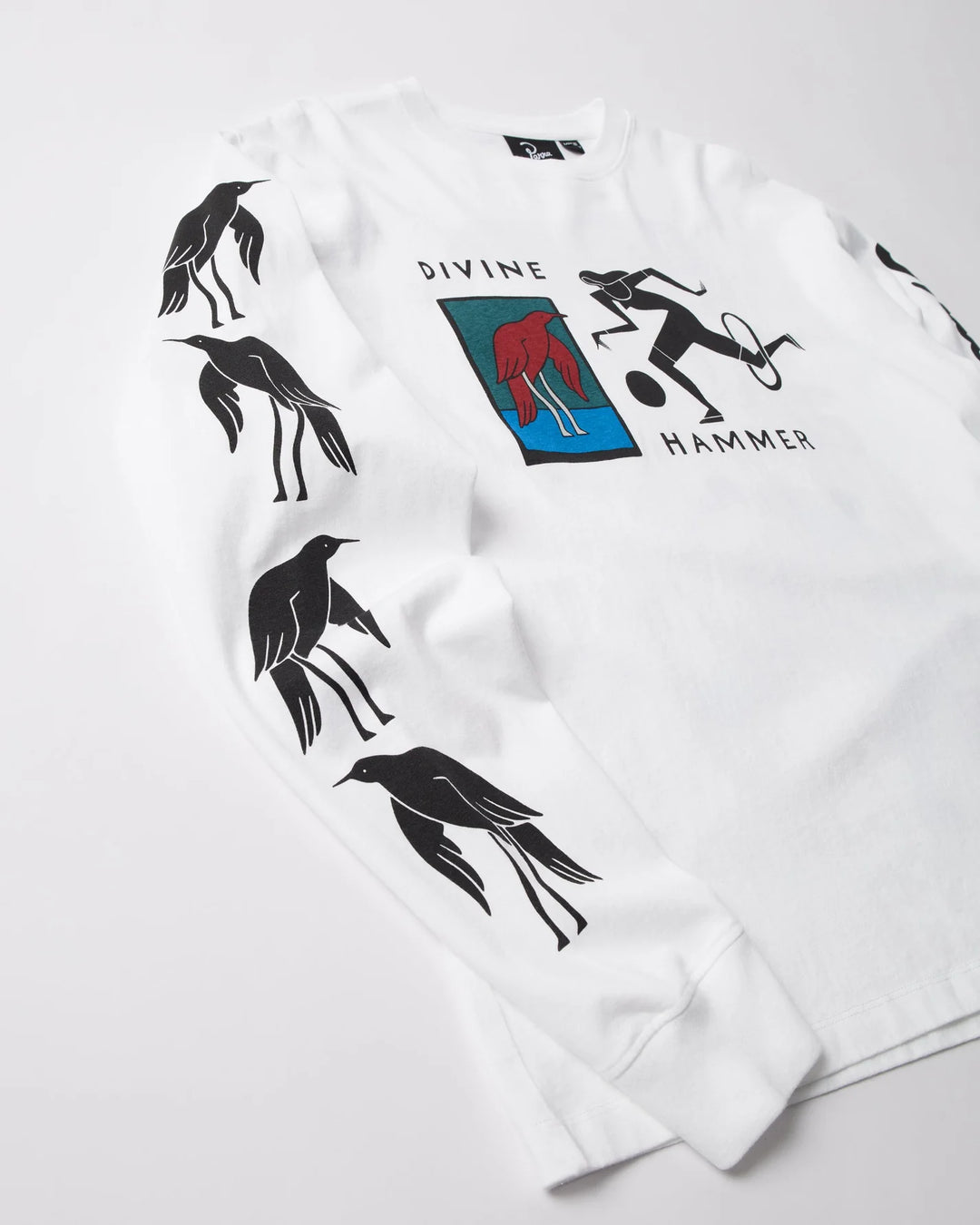 By Parra - Divine hammer long sleeve t-shirt - white