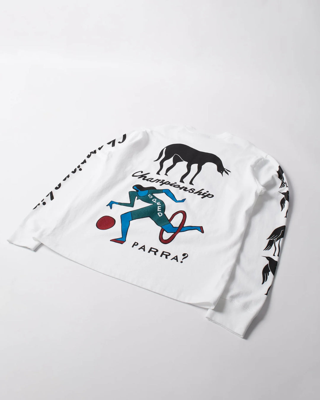 By Parra - Divine hammer long sleeve t-shirt - white