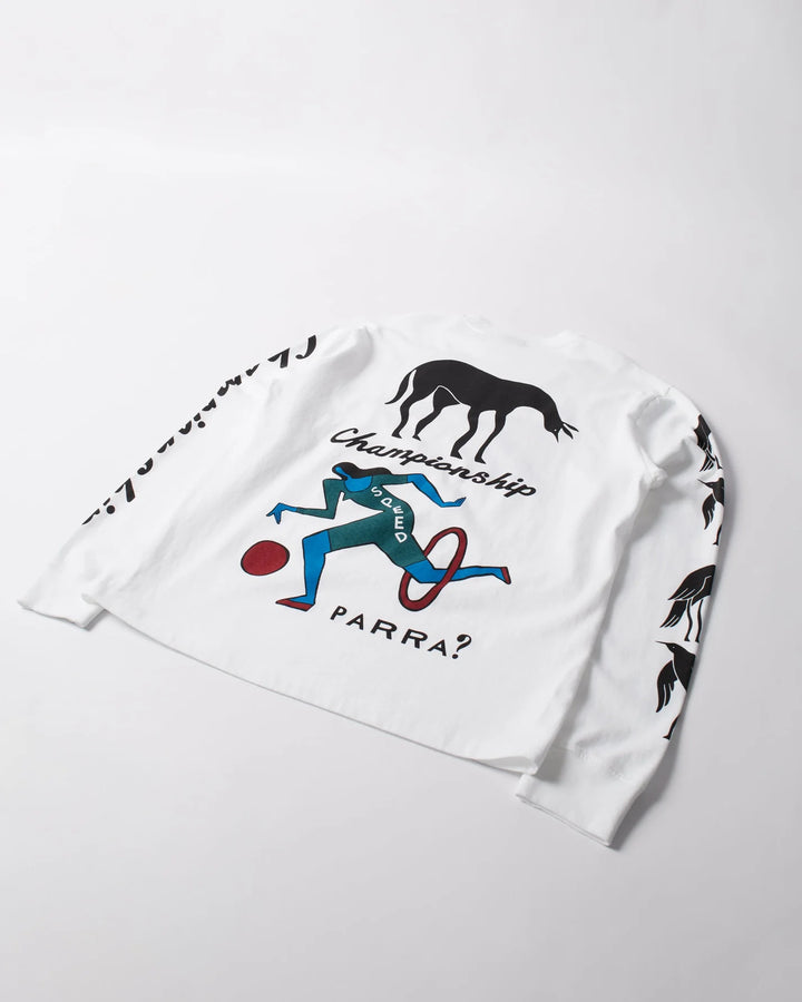 By Parra - Divine hammer long sleeve t-shirt - white
