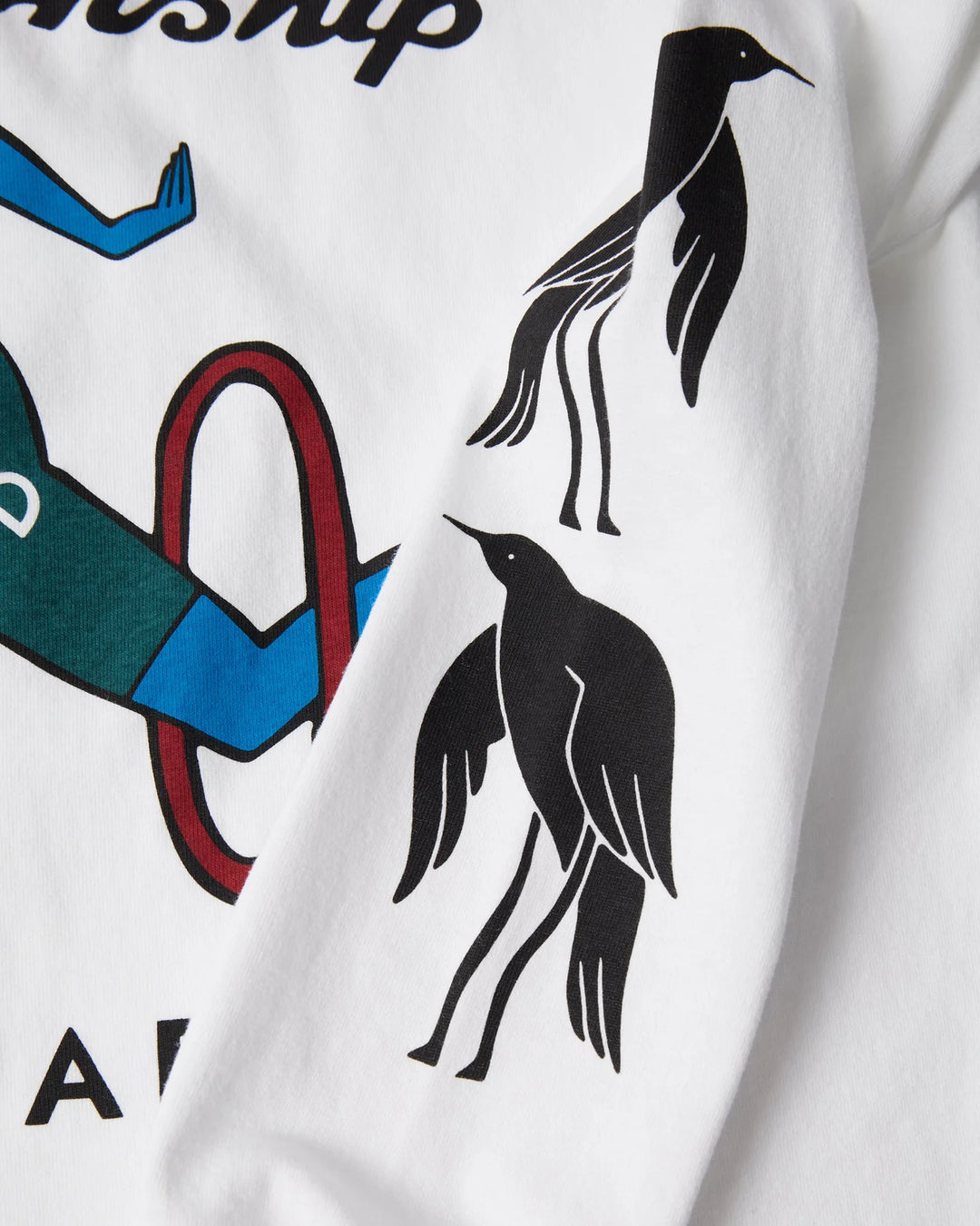 By Parra - Divine hammer long sleeve t-shirt - white