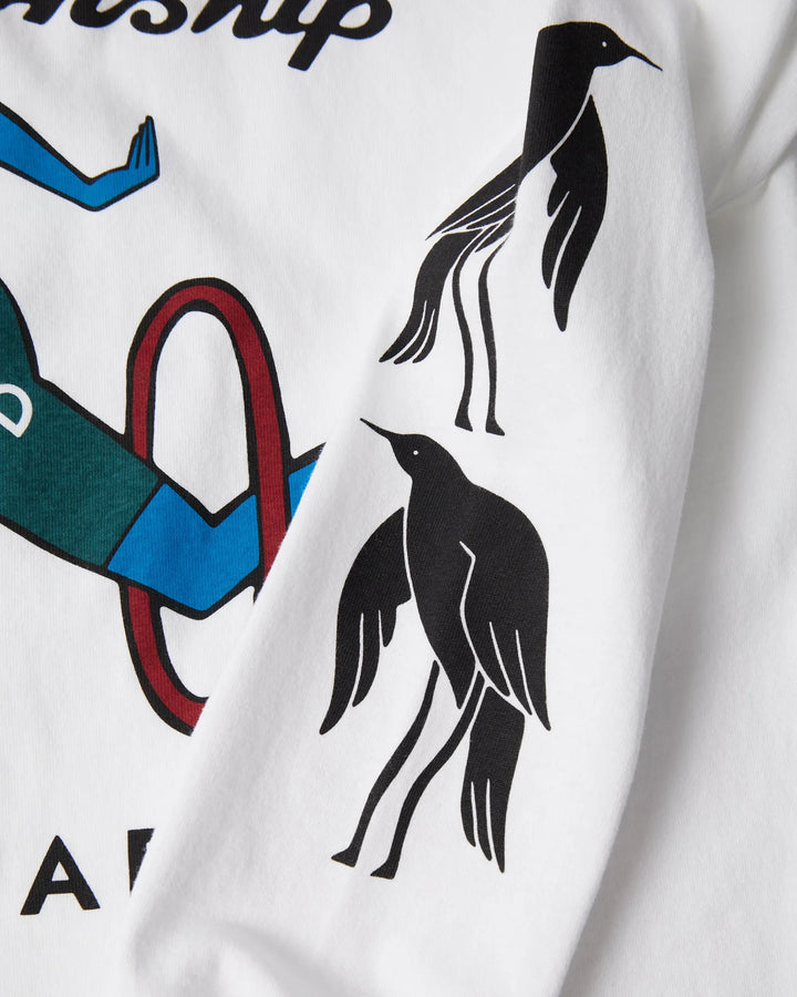 By Parra - Divine hammer long sleeve t-shirt - white