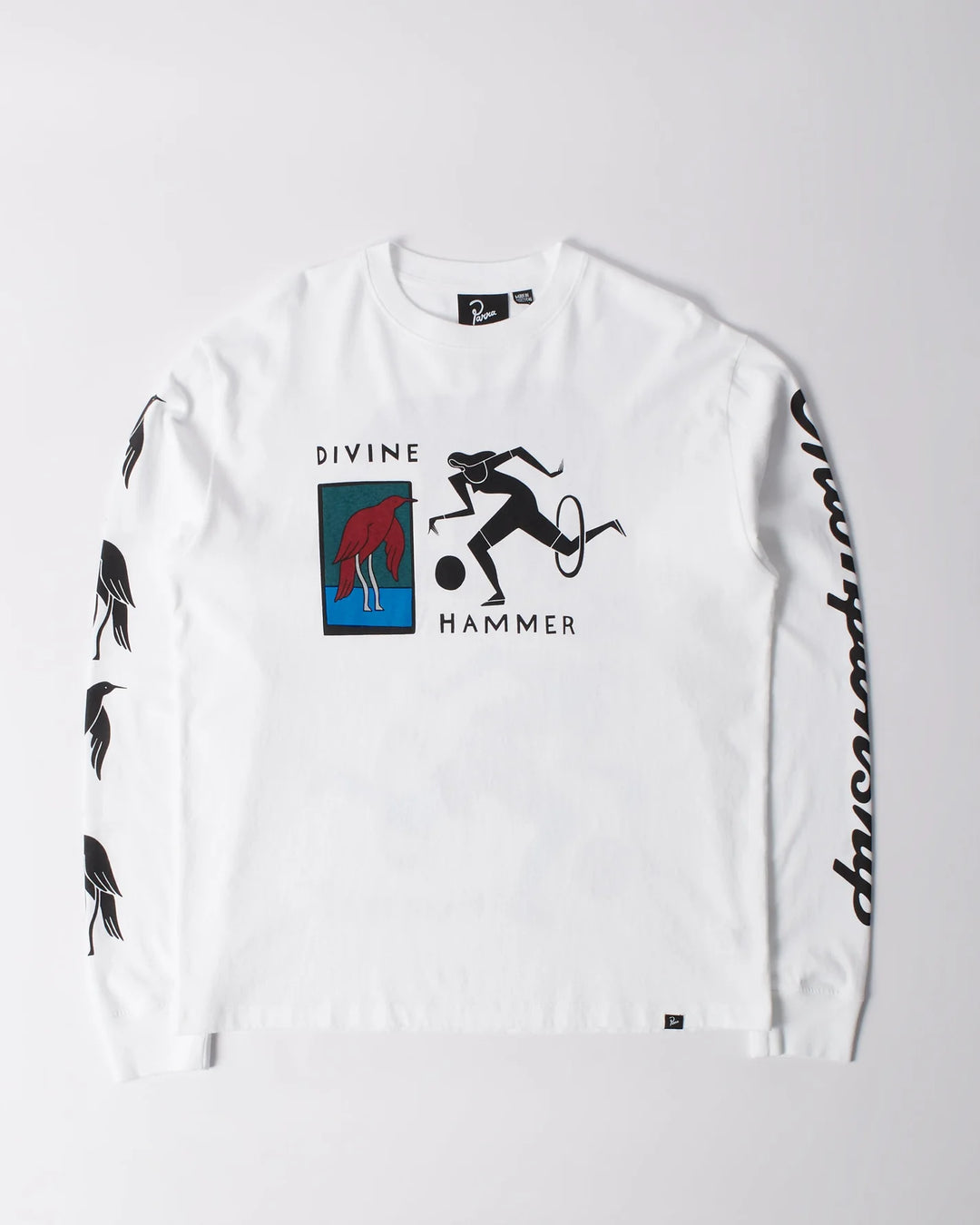 By Parra - Divine hammer long sleeve t-shirt - white