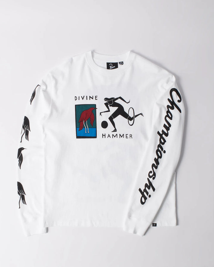 By Parra - Divine hammer long sleeve t-shirt - white