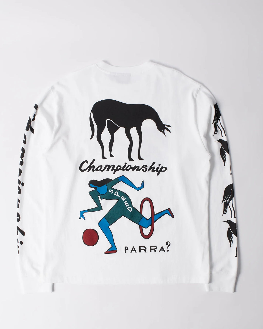 By Parra - Divine hammer long sleeve t-shirt - white