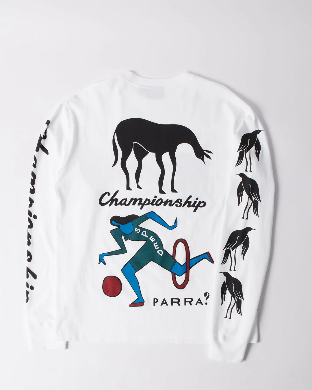 By Parra - Divine hammer long sleeve t-shirt - white