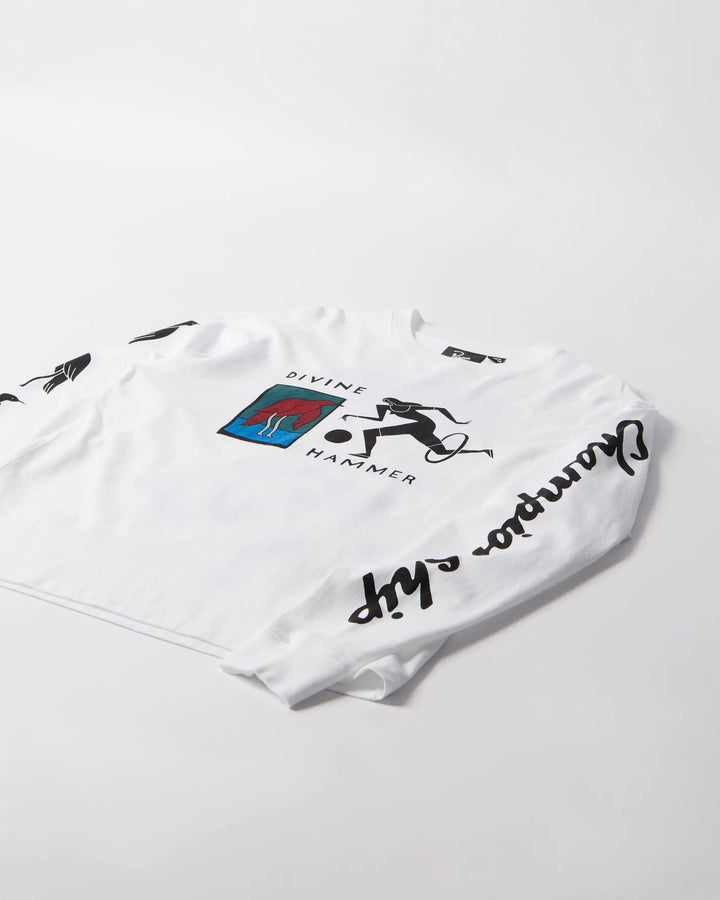 By Parra - Divine hammer long sleeve t-shirt - white