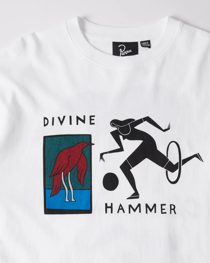 By Parra - Divine hammer long sleeve t-shirt - white