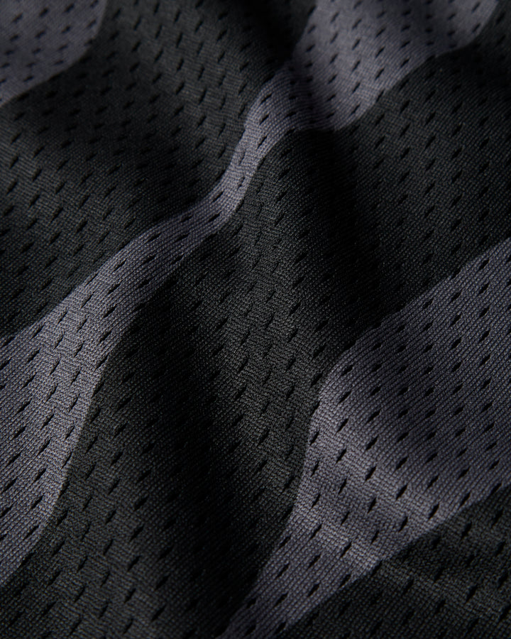 By Parra - Waved Mesh Shorts - Black