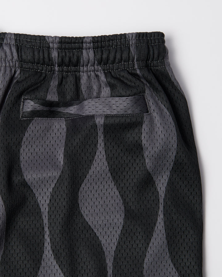 By Parra - Waved Mesh Shorts - Black