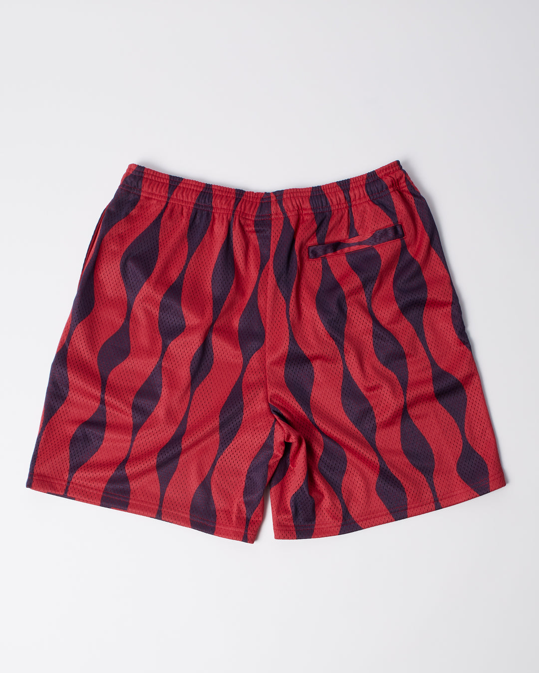 By Parra - Waved Mesh Shorts - Red