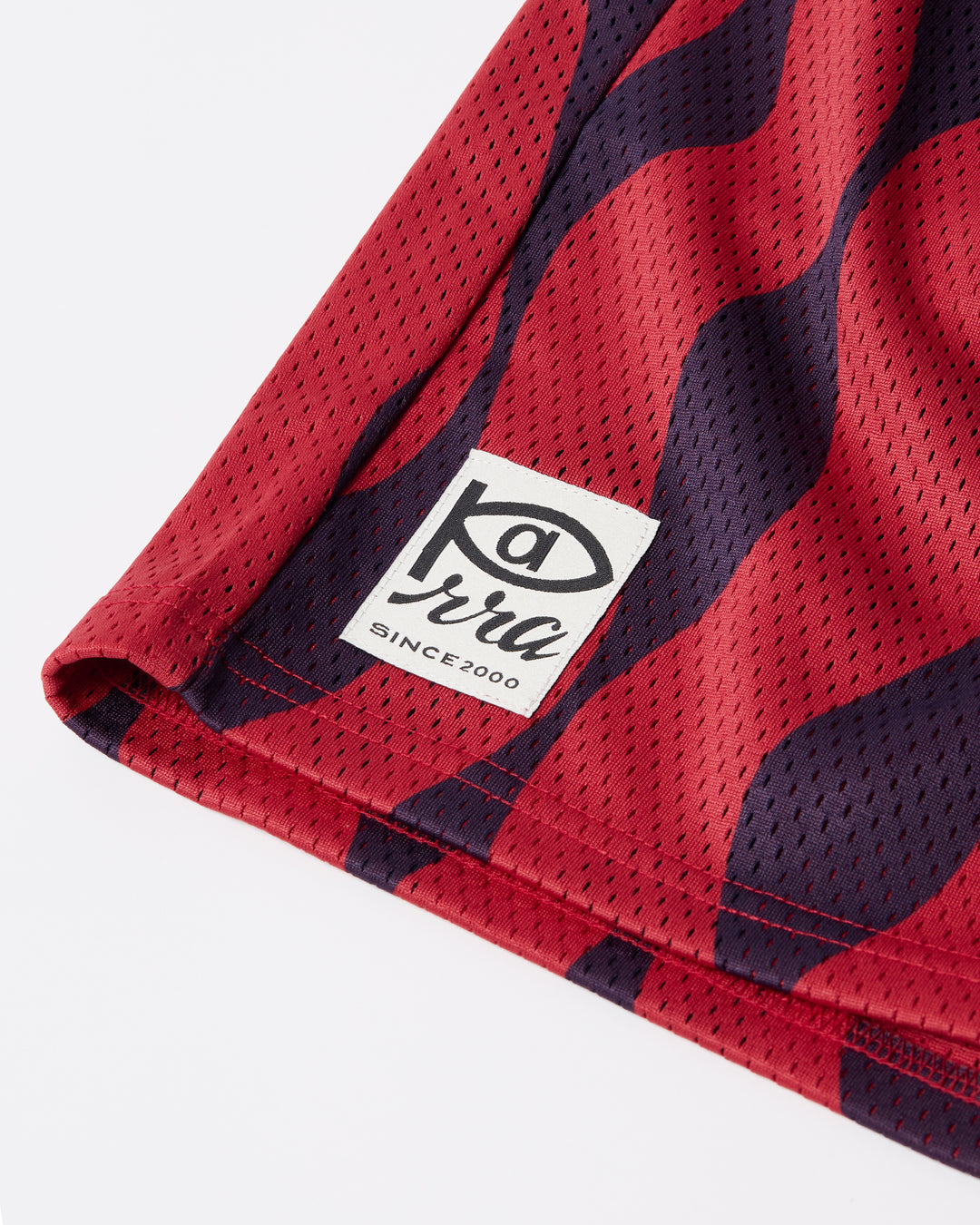 By Parra - Waved Mesh Shorts - Red
