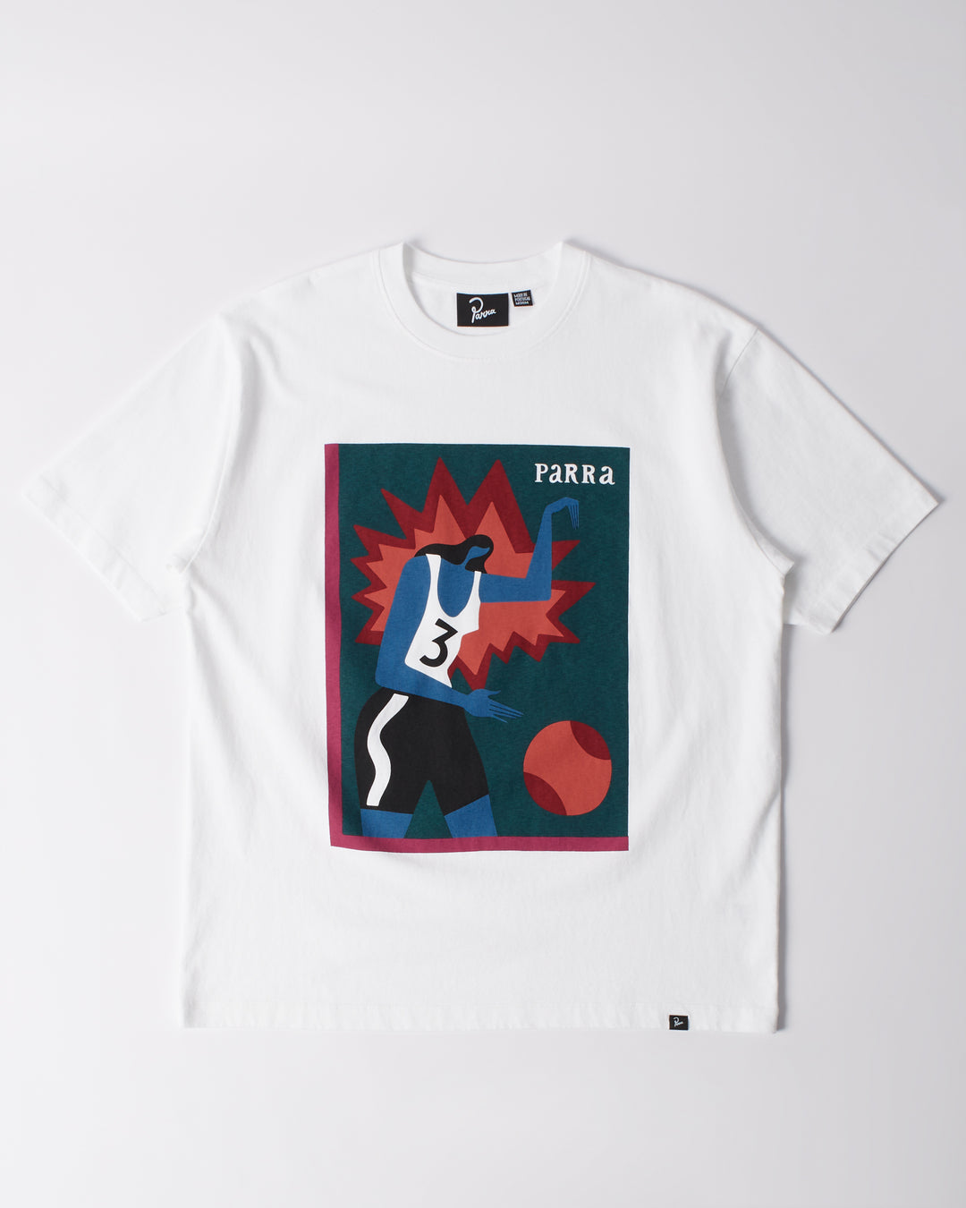 By Parra - Baseketball T-Shirt - White