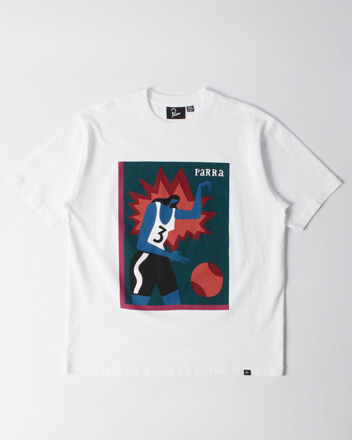 By Parra - Baseketball T-Shirt - White