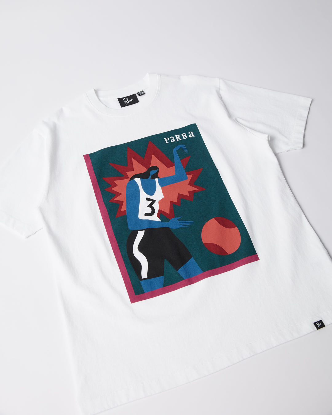 By Parra - Baseketball T-Shirt - White