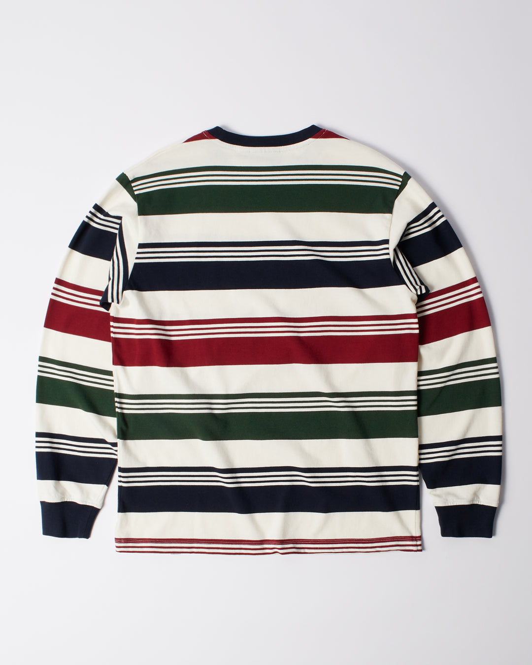 By Parra - Original Stripe Long Sleeve T-shirt - Pine Green